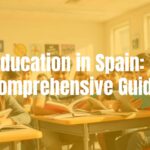 A diverse group of students in a Spanish classroom, engaged in learning with books and digital devices, sunny and bright atmosphere, realistic.