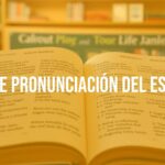 A Spanish pronunciation guide, open book with Spanish words and phonetic symbols, warm lighting, educational vibe, realistic.