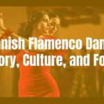 A passionate Spanish flamenco dancer in a vibrant red dress, mid-dance, dramatic arm movements, expressive face, traditional Andalusian setting, warm lighting, realistic.