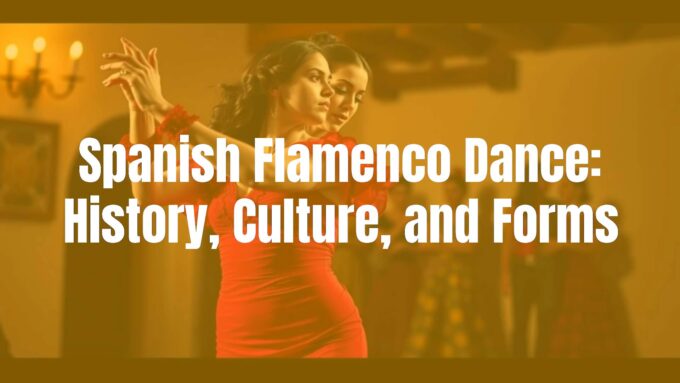 A passionate Spanish flamenco dancer in a vibrant red dress, mid-dance, dramatic arm movements, expressive face, traditional Andalusian setting, warm lighting, realistic.