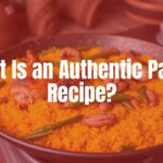 Authentic Spanish paella in a traditional pan, golden saffron rice, chicken, rabbit, green beans, butter beans, socarrat crust, vibrant colors, rustic kitchen setting, realistic.