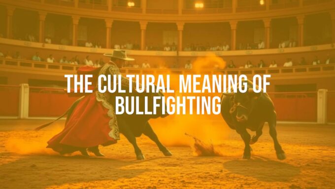 A dramatic bullfighting scene in a Spanish arena, matador in traditional costume facing a charging bull, golden sunset lighting, intense and cultural atmosphere, realistic.